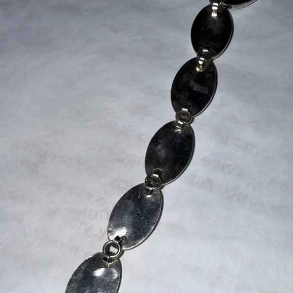 Elegant Silver and Turquoise Bracelet 925 - Picture 2 of 8